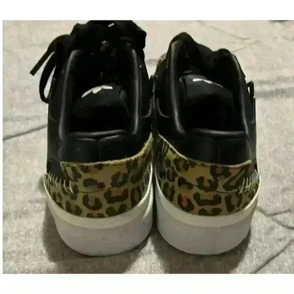 Adidas Forum Low Black/Cheetah Size 5.5 - Picture 4 of 5